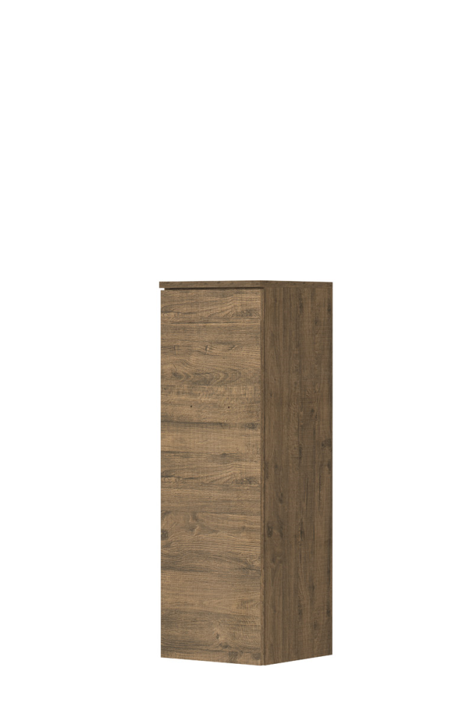 INK half hoge kast links 1 deur met greep hout decor 35x35x106cm naturel eiken
