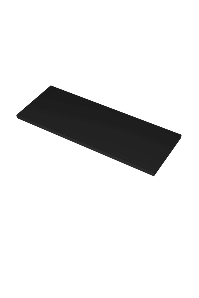 Proline Top afdekplaat gelakt 120 x 3 2 x 46 cm mat zwart