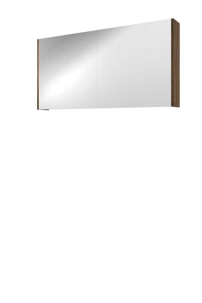 Proline Xcellent spiegelkast met 2 dubbel gespiegelde deuren 120 x 60 x 14 cm cabana oak
