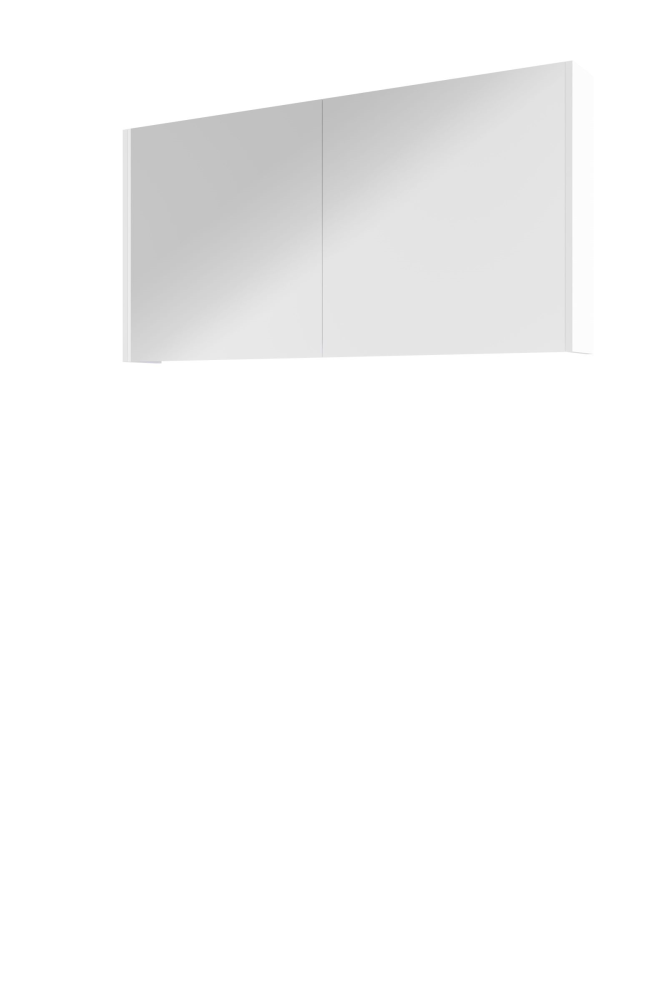 Proline Xcellent spiegelkast met 2 dubbel gespiegelde deuren 120 x 60 x 14 cm glans wit