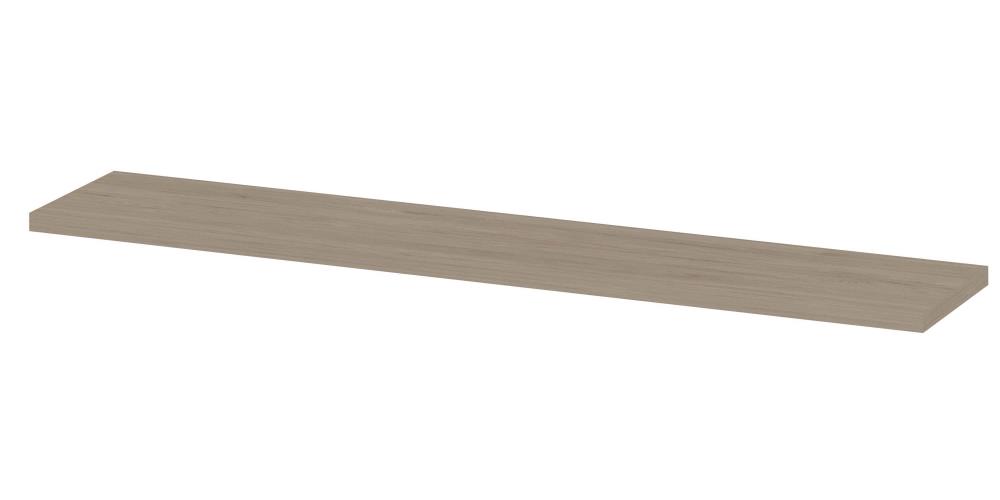 INK® wandplank in houtdecor 3,5cm dik variabele maat voor hoek opstelling inclusief blinde bevestigi