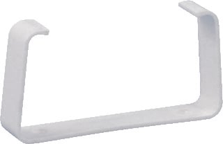 Nedco luchtkanaalbevestiging C-vormig kunststof wit geschikt voor buismaat 110x54mm rechthoekig kanaal