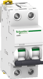 Schneider Electric SE inst aut inbouwdiepte 44.5mm kar B 2 polen (totaal)