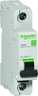 Schneider Electric SE inst aut inbouwdiepte 44mm kar C 1 polen (totaal)