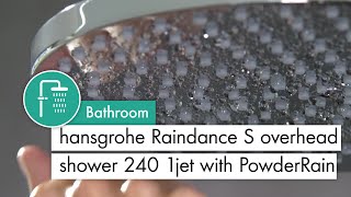 Hansgrohe Raindance S PowderRain hoofddouche chroom