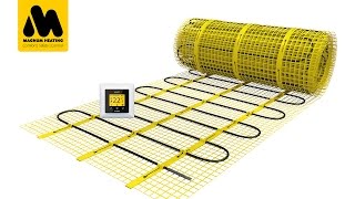 Magnum Mat vloerverwarmingsmat set met X treme Control klokthermostaat large 40 x 0 5 m 20 m²