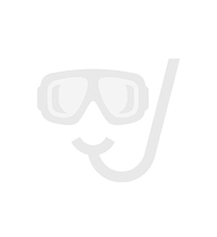 Sub Online badmeubelset met wastafel met 2 kraangaten met spiegelkast grijs (bxlxh) 100x46x55 cm, eiken / glans wit