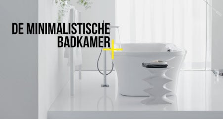 de minimalistische badkamer